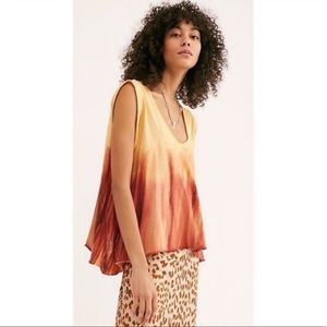 We The Free People Sundown Paradise Tank Top Size M